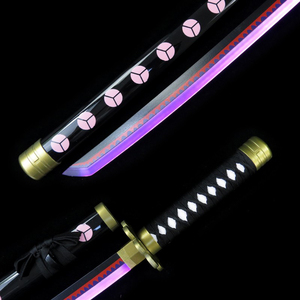 <span class=keywords><strong>Arma</strong></span> japonesa de anime de una pieza, edición infantil, regalo para niños, luz LED, Katana samurái japonesa 29,92 pulgadas/76CM - Product Image 2
