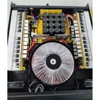 Amplificateur de puissance double canal 1200W, peut être utilisé comme amplificateur de haute qualité pour le karaoké, le DJ, les enceintes Line Array, etc.