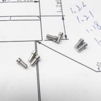 Connecteurs de bornes pour usinage CNC, prises de type PC, 0,38 mm-0,56 mm, sans queue, en cuivre au béryllium doré et acier inoxydable
