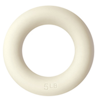 Anneau lesté en fonte de fer et silicone, couleur personnalisée, 5 lb et 10 lb, écologique, durable, pour femmes et hommes, entraînement de force, Pilates, corps