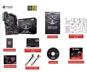 Carte mère MSI MPG <span class=keywords><strong>Z490</strong></span> GAMING EDGE WIFI, double DDR4, double ATX pour jeux sur ordinateur de bureau - Product Image 6