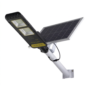 Solar <b>LED</b> Street <b>Light</b> 100W IP65 5000K Daylight <b>Motion</b> <b>Sensor</b> Aluminum Alloy Body Type III Distribution - Product Image 1