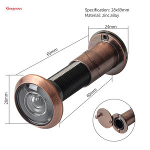 Mirilla <span class=keywords><strong>de</strong></span> Seguridad <span class=keywords><strong>para</strong></span> Puerta <span class=keywords><strong>de</strong></span> Aleación <span class=keywords><strong>de</strong></span> Zinc con Gran Angular <span class=keywords><strong>de</strong></span> Visión <span class=keywords><strong>de</strong></span> 200 Grados <span class=keywords><strong>para</strong></span> Hogar y Hotel - Product Image 2