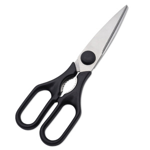 <b>Kitchen</b> <b>Scissors</b> Stainless Steel Straight Head Black Home Use Multi Purpose Shears - Product Image 3