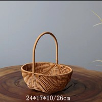 Panier à fleurs en forme de pastèque - Idéal pour les bouquets de fleurs fraîches DIY, cadeau d'anniversaire pour petite amie ou bouquet de la Saint-Valentin