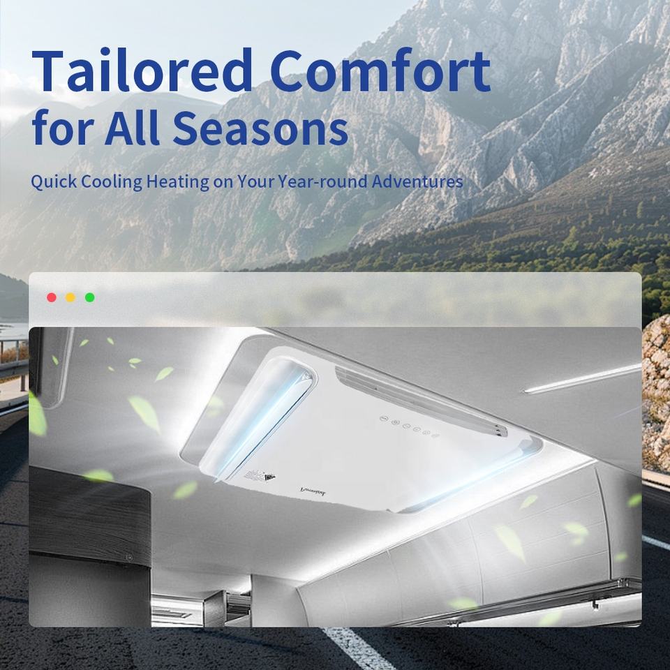 Puremind Gree Thin RV Air Conditioner - R32 Inverter 9000btu
