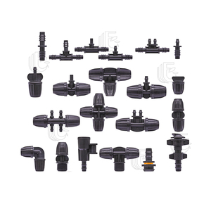 Nhựa 8-4mm khóa Clip loại giảm TEE 8/11 mao mạch Phụ kiện ống đôi barb vườn tưới nước trang trại hệ thống tưới nhỏ giọt - Product Image 2