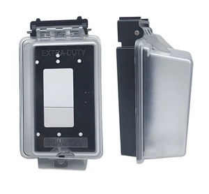 Iuc1v 1-gang có thể khóa nhựa thời tiết trong sử dụng bìa gfci receptacle Mỹ thị trường Canada ngoài trời Outlet Hộp bảo vệ - Product Image 2