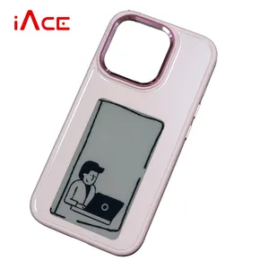 IAce OEM grosir casing ponsel, bahan TPU nfc baru perlindungan penuh nfc casing ponsel diy untuk iphone 15 14 pro