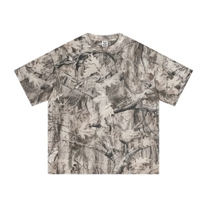 Camiseta Corta Informal de Punto Sólido Extra Grande para Hombre, Transpirable - Product Image 5