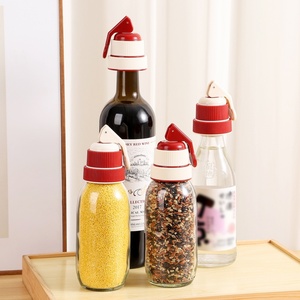 Custom Logo Reusable Wine Cork <b>Stopper</b> Rubber <b>Bottle</b> <b>Stoppers</b> with Plastic Sealing Plug Lids & Closures for Christmas Party - Product Image 6
