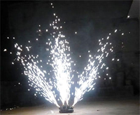 Système de tir de feux d'artifice d'intérieur à 4 canaux avec télécommande pour décoration de mariage et de fête, fontaine pyrotechnique, pyro froide