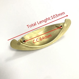 Matched <strong>Shell</strong> Cup <strong>Pull</strong> <strong>Handle</strong> and Round <strong>Knob</strong> Modern Design for Furniture Cabinet and <strong>Kitchen</strong> Cupboard <strong>Pull</strong> - Product Image 4