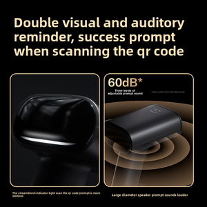 Máy quét mã vạch aa102-Nâng cấp thiết kế thời trang, Mã QR hậu cần nhanh và Đầu đọc mã vạch, Hỗ trợ quét 1D & 2D - Product Image 4