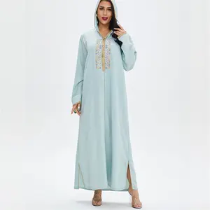 Hot Ramadan Eid Abaya Dubai abito arabo musulmano turchia abiti per le donne Islam Robe Longue Jelaba Femme Musulman caftano islamico