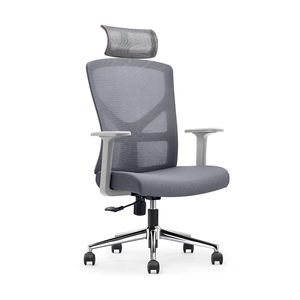 Silla de Oficina Ergonómica de Diseño Moderno, Silla Giratoria de Malla con Altura Ajustable para Oficina en Casa, Gimnasio, Base de Aleación de Aluminio - Product Image 2