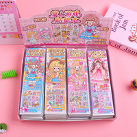 Lot de Stickers Washi Portables de Poche pour Habillage de Personnages, Kit de Stickers Scéniques DIY, Cadeau Mignon pour Filles et Enfants