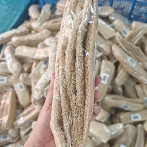 Esponja de Luffa Seca Orgánica Natural, Exfoliante Corporal Ecológico y Esponja de Limpieza para Platos de Cocina, Biodegradable - Product Image 3