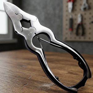 ASAP Tagliaunghie in Acciaio al Carbonio con Manico Lungo, Lama Curva Larga, Professionale <span class=keywords><strong>per</strong></span> Podologia, Cura dei <span class=keywords><strong>Piedi</strong></span>, con Molla a Balestra, <span class=keywords><strong>per</strong></span> Uso Personale - Product Image 6