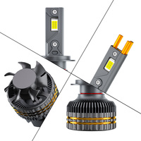 Ampoule de phare de voiture LED haute puissance 400W, phare LED H4, H1, H3, 9005, 9006, H11, H7, 6500k, phares LED blancs