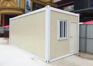 Vận Chuyển Thấp Chi Phí Thiết Kế Bất Động Sản Xây Dựng Gấp Vận Chuyển Container Flatpack Containerhouse Trong Nhà Prefab