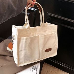 New Fashion Cotton Grocery Eco Friendly Shopper Zipper Women's Tote <b>Bags</b> with Printed logo and Straps - Product Image 2