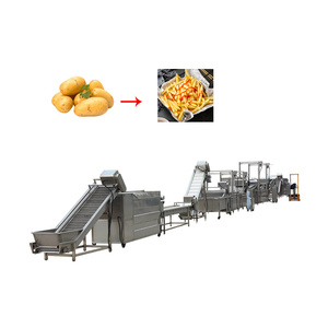 Línea de Producción de Papas Fritas Eléctrica de Alto Rendimiento 250kg/H con Freidora Integrada - Product Image 4