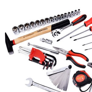 Ensemble d'outils <span class=keywords><strong>à</strong></span> main pour <span class=keywords><strong>la</strong></span> maison, 60 pièces, multi-usages, kit d'outils <span class=keywords><strong>de</strong></span> réparation <span class=keywords><strong>de</strong></span> base pour <span class=keywords><strong>la</strong></span> maison, avec boîte <span class=keywords><strong>de</strong></span> rangement facile <span class=keywords><strong>à</strong></span> transporter - Product Image 4