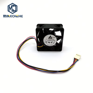 AFB0612DH 60x60x25 มม. 12V DC พัดลมระบายความร้อน 2 สาย ลูกปืนคู่ ความเร็วสูง สำหรับตู้อุตสาหกรรมและอุปกรณ์อิเล็กทรอนิกส์ - Product Image 1