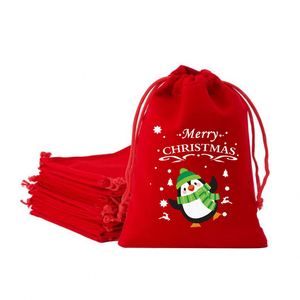 Sacs de Noël en velours personnalisés à succès avec cordons – Sacs cadeaux de Noël de haute qualité pour bijoux, bonbons et fêtes, personnalisables avec estampage - Product Image 3