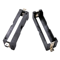 Support de batterie 18650 à 1 emplacement, boîtier de batterie lithium-ion 3,7 V, kits DIY avec connecteur à broches pour montage sur carte PCB