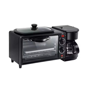 Máquina de desayuno 3 en 1 para el hogar, 110V/220V, multifunción, mini horno, cafetera, para uso en hoteles y exteriores, eléctrica. - Product Image 2
