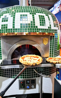 Four à pizza commercial en mosaïque, four à pizza mobile en forme de dôme, four à pizza pour restaurant, pizzeria