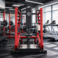 REYK 2024 Appareil de musculation à charge libre en acier, presse pectorale debout, nouveau design, pour la musculation et le renforcement du dos