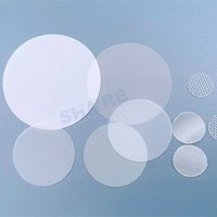 Ukuran pori mikron 100Um 150Um 180um 200Um Diameter 25mm 47 mm membran Filter cakram jaring PET