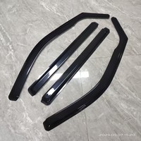 Parasol/Deflector de Ventana Duradero de PMMA para Coche, Protector Solar y de Lluvia con Cinta Adhesiva de Doble Cara para Toyota Tundra CrewMax Cab 2022-2026