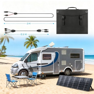 Ultimate Fast Charging 200W Monocrystalline TUV Certified Foldable <b>Solar</b> <b>Panel</b> 23% Efficiency Heavy-Duty Power Kit <b>USB</b> RV - Product Image 5