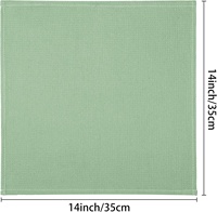 Chiffons carrés en coton gaufré réutilisables multi-usages, absorbants, sans peluches, pour le nettoyage, serviettes de cuisine, torchons