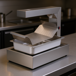 Chauffe-frites professionnel 750W en acier inoxydable, lampe chauffante électrique de comptoir pour cuisine et restaurant - Product Image 2