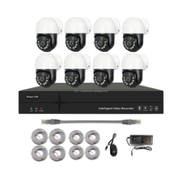 Cámara IP Domo/Bullet con Sensor CMOS de 5MP, Compresión H.265, Alarma de Movimiento Humano por IA, Kits NVR PoE de 8 Canales