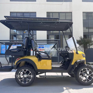 Carrito de Golf Eléctrico de 4 Pasajeros con Toldo y Cinturón de Seguridad, Diseño 2026, Certificado CE, para Turismo y Golf - Product Image 2