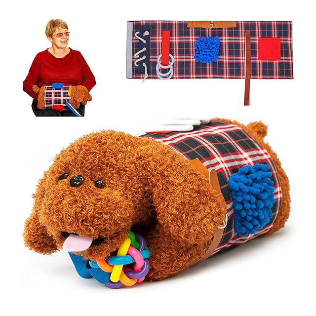 Alzheimer Dementi Sensory Fidget Toys Fidget Muff Blanket for Elderly Dementia