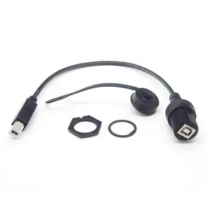 Cable de datos de extensión impermeable para impresora, conector USB tipo B macho a hembra de 1m/3 pies 2,0, venta al por mayor