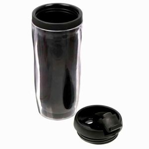 Tasses de voyage en silicone en gros avec impression de logo et isolation thermique double couche - Product Image 5