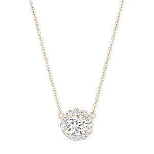 Gioielli progettati su misura oro giallo 18K gioiello 24 pollici gioielli per le donne 14K oro rosa gioiello ciondolo collana - Product Image 5