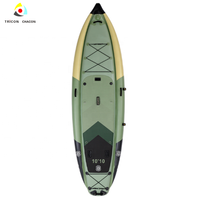 Kayak de pêche gonflable ISUP, design pliable, pompe incluse, pour rivière, lac et sports de loisirs
