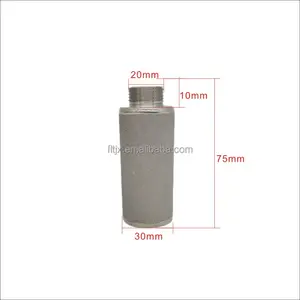 CIP food grade strainer stainless steel microporous filter element 50 micron wine rice wine filter cartridge 200 mesh