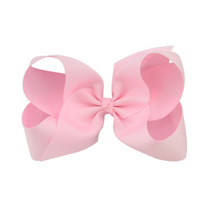 Fiocco per Capelli in Nastro Grosgrain Coreano con Clip in Metallo, Vendita Calda, 6 Pollici, Rosso e Rosa, per Ragazze Adolescenti e Bambine - Product Image 3
