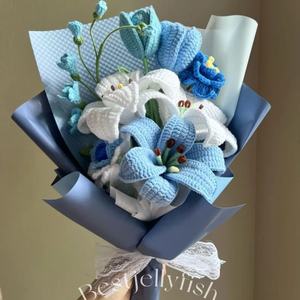 Ramo del día del maestro Tejer hilo de girasol Flores tejidas Escuela <span class=keywords><strong>primaria</strong></span> Estudiantes de jardín de infantes a regalo de maestros - Product Image 1