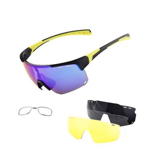 Hot Sale <b>Blue</b> Bicycle Sun Glasses Interchangeable Lenses Cycling Glasses Pc Mirror Sport <b>Sunglasses</b> - Product Image 6